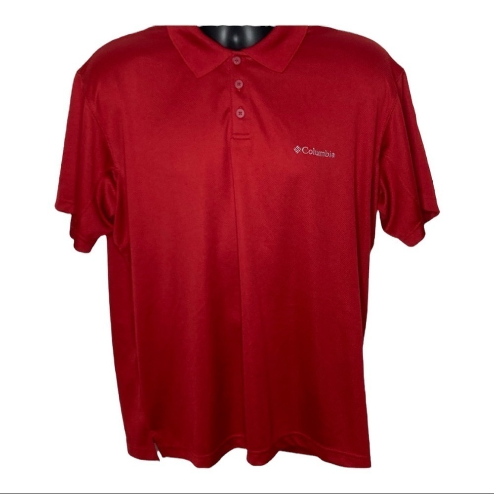 Columbia Omni-Shade Polo Shirt Sz Lrg